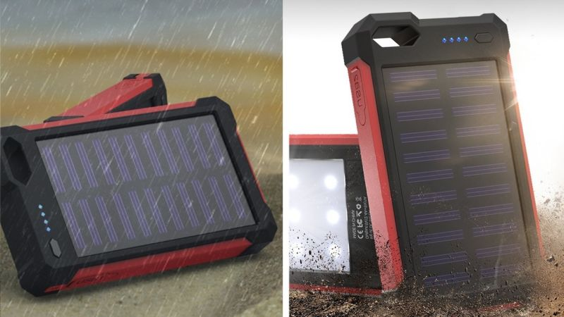 Pack de batería solar iClever de 10.000mAh | $14 | Amazon | Usa el código TTTTZZZZ